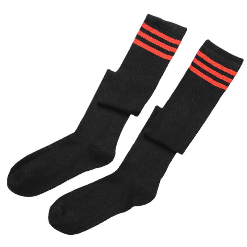 Harajuku Women's Over-the-Knee Three Stripe Socks - Korean Style, Japanese Student Skateboard & Football Socks