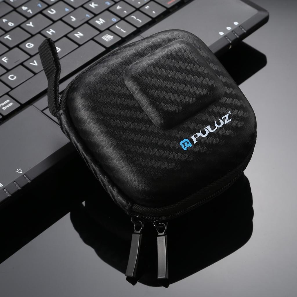 PULUZ PU349 For DJI OSMO Action/GoPro/Xiaomi/Yi Mini Storage Bag Carbon Fiber EVA Organizer