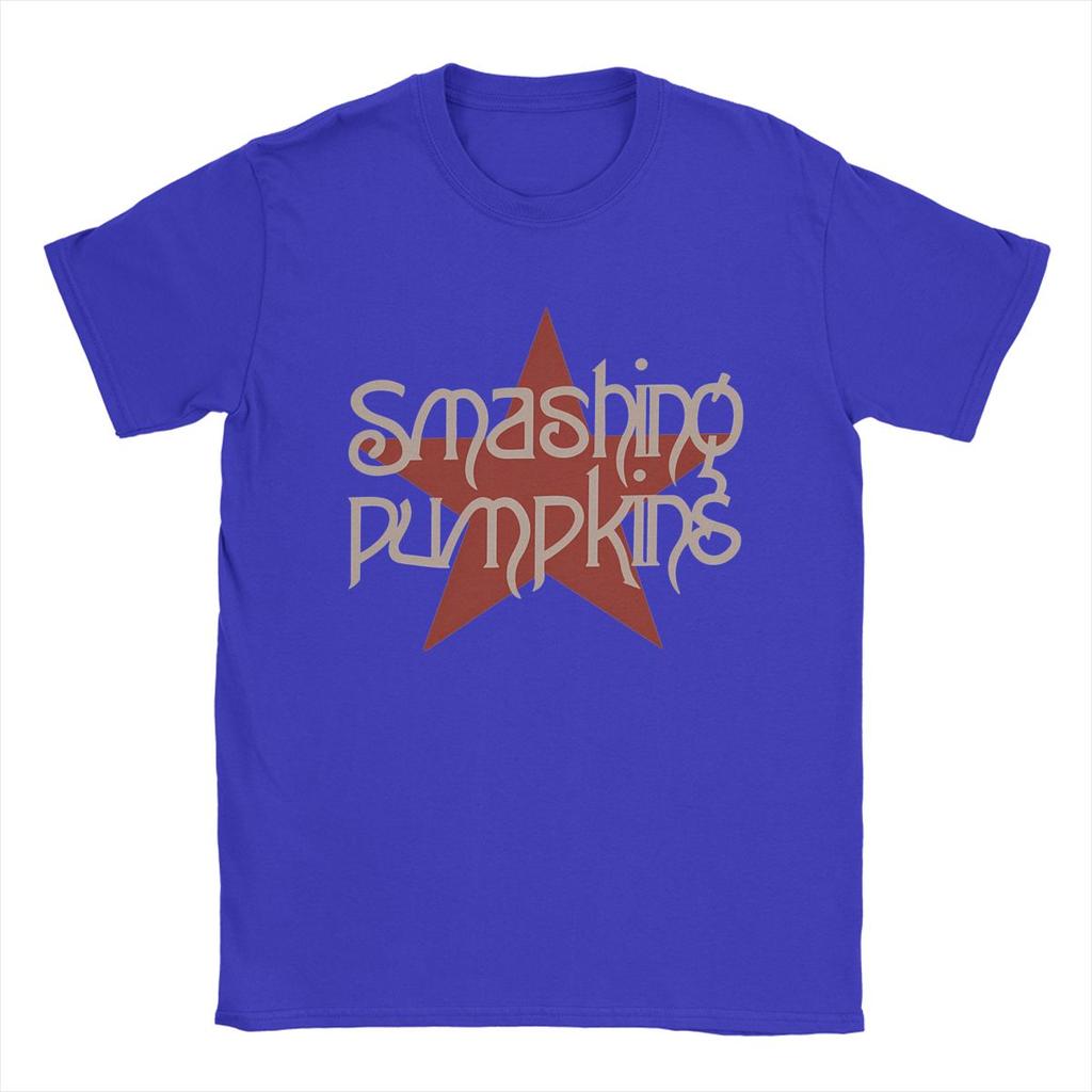 Smashing Pumpkins T Shirt Men 100% Cotton Vintage T-Shirt Crew Neck Tee Shirt Short Sleeve Tops Gift Idea