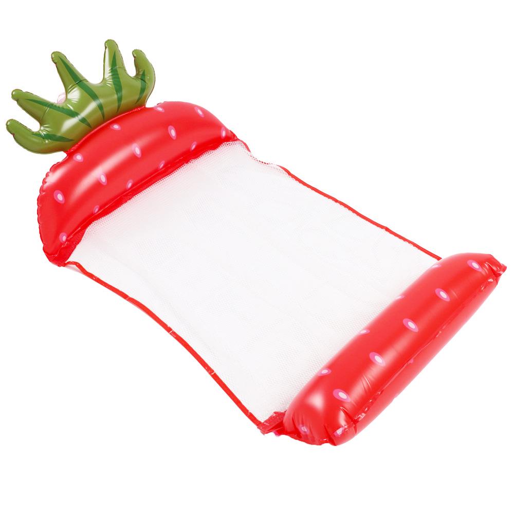 Inflatable Dual-Use Hammock Chair: Foldable Floating Lounge with Net and Backrest