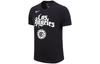 Nike T Shirts Men's Black Crew Neck Moderate Straight Fit CT9824-010
