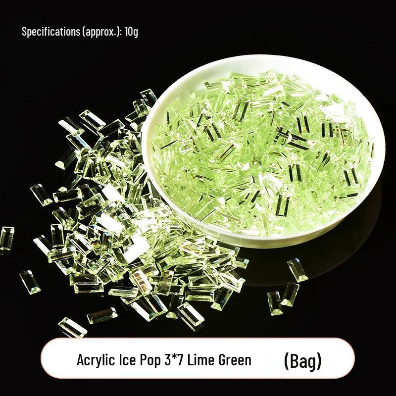 Acrylic Icicle Ball Filler: Handmade DIY Slime Accessories & Decompression Toy