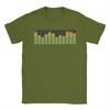 12 Bar Audio Equalizer T Shirts Unisex 100 Cotton Funny Tshirts Round Neck Tees Short Sleeve Tops Gift Idea