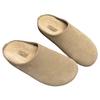 Lamb wool lazy bag head half slippers women wear slippers versatile thick-soled lazy hairy shoes women