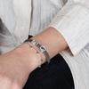 Pandora Funkelndes Pavé Pave 925 Silber Kette Armband Damen Silber 599217C01