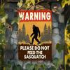 Sasquatch Vintage Metal Sign Outdoor Garden Decor Garage Bar Gift