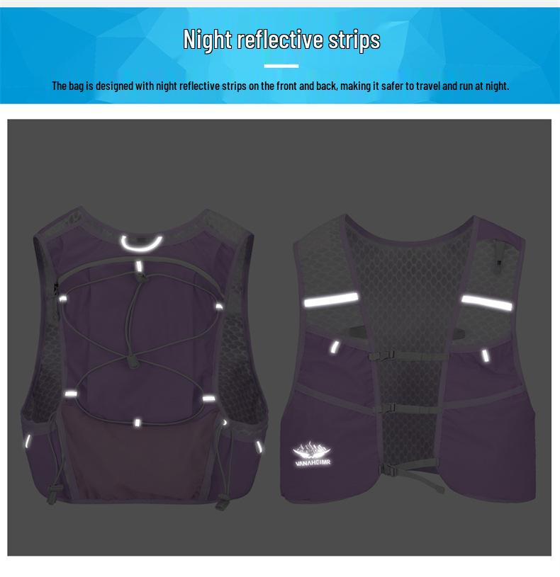 Outdoor Sports Hydration Vest Backpack with Water Bladder for Cycling and Marathon