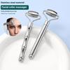 Facial Roller Gua Sha Beauty Face Neck Massage Tool Stainless Steel Skin Tightening Face Lifting Beauty Care Massage Roller