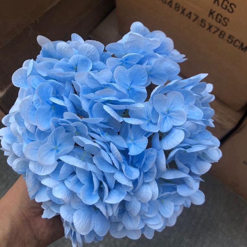 Moisturizing Large Hydrangea Hotel Decoration Flower Arrangement Wedding Arrangement Fake Flower Wholesale Film Hydrangea