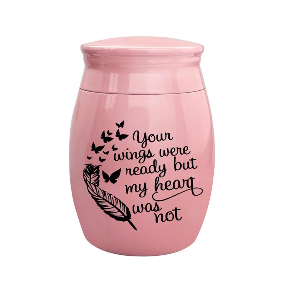 Waterproof Memorial Pets Urn Aluminum Zinc Zinc Alloy Cremation Urns Personalized Ashes Sealed Box  Funeral