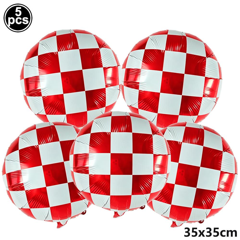Racing Car Table Runners Car Party Decoration Black Checkered Flag Disposable Tablecloth for Race Theme Birthday Party Supplies