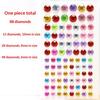 1Sheet Self Adhesive Rhinestone Jewelry Stickers On Face Gem Stickers Crystal Crafts Nail Body Makeup Card Making Craft Supplies