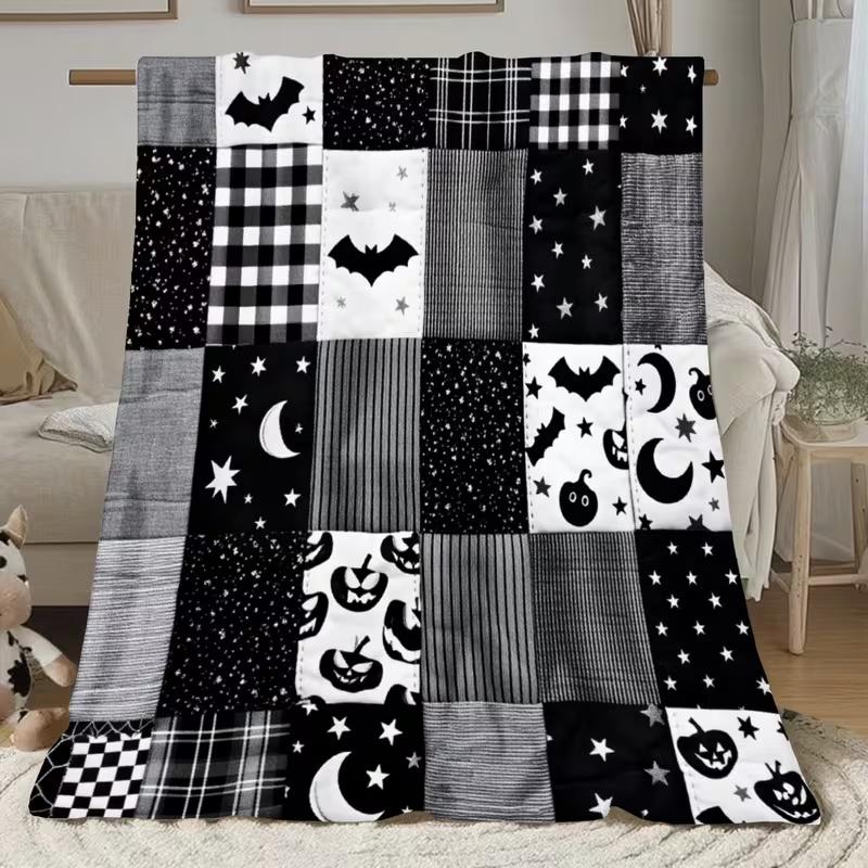 Gothic Demon Love Skull Bones Flannel Blanket All-Season Soft Bedspread With Love Me Like My Demons Do Skull Print Dark Theme