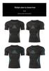Men's Quick-Dry Athletic Tee - Breathable, Sweat-Wicking, Tight-Fit for Running and Fitness