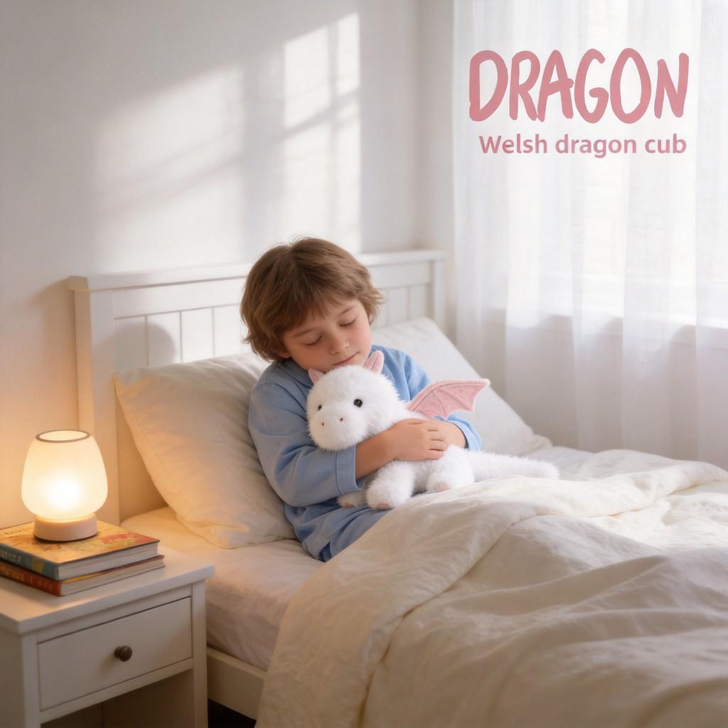 Welsh Dragon Plush Toy Small Size Soft Animal Pillow For Kids Gift