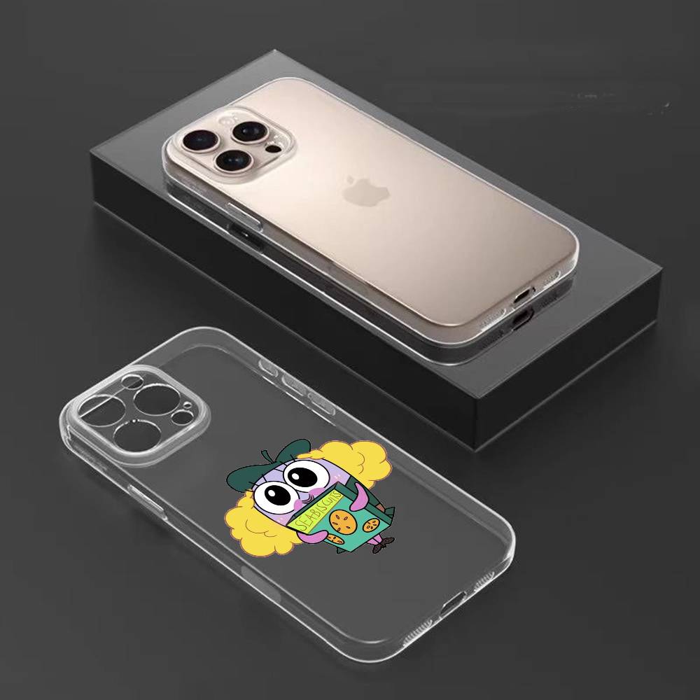 Little Residents of Bikini Bottom Phone Case For iPhone17,16,15,14,13,12,11 Plus,Pro Max Soft Transparent Cover