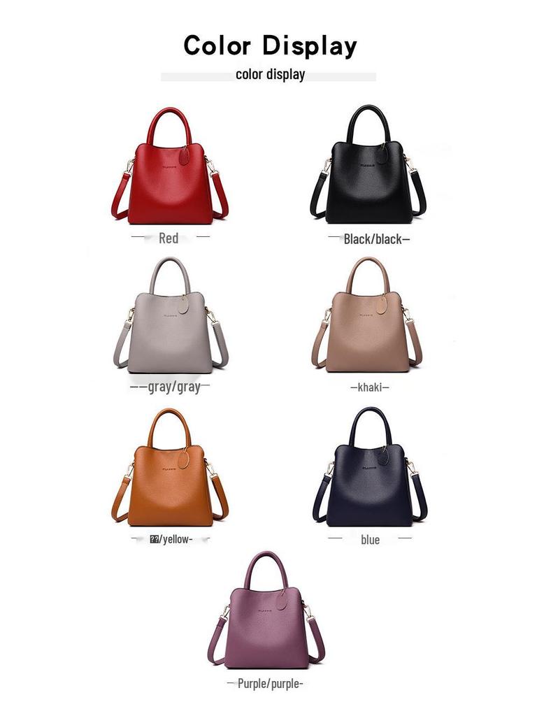 2024 Women's Fashionable Handbag: Large Capacity Tote & Versatile Crossbody