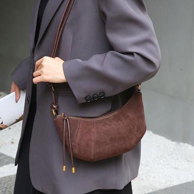Leder Damen Handtaschen, neue Retro matte Rindsleder Knödeltaschen, High-End Mode vielseitige Umhängetaschen, Messenger Bags