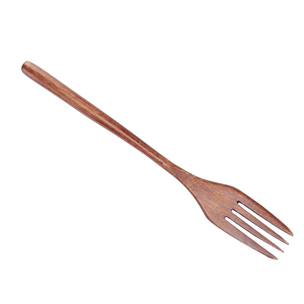 9Pcs Reusable Wooden Wooden Cutlery Set 22.5/ 21.5cm Different Styles Wooden Utensil Set Dinner Cutlery Set Daily Dining