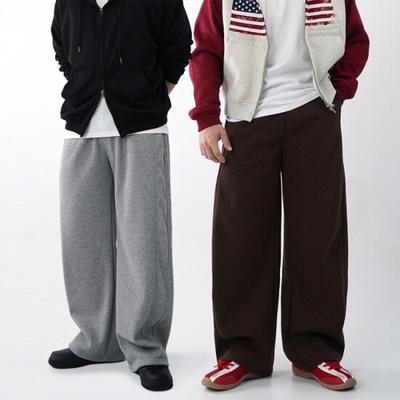 Onl Men Side Fleece SweatPants Wide Pants