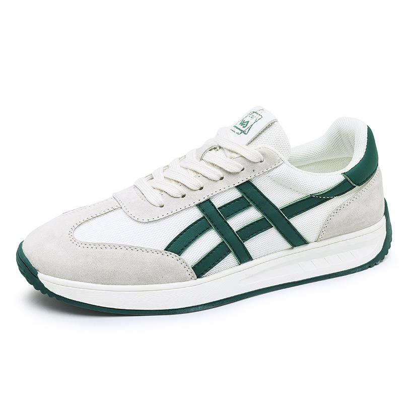 

Men s shoes summer breathable thin trendy versatile Forrest Gump shoes new lightweight soft sole shock absorption casual German training skateboard s sneaker size (one size smaller than leather shoes)