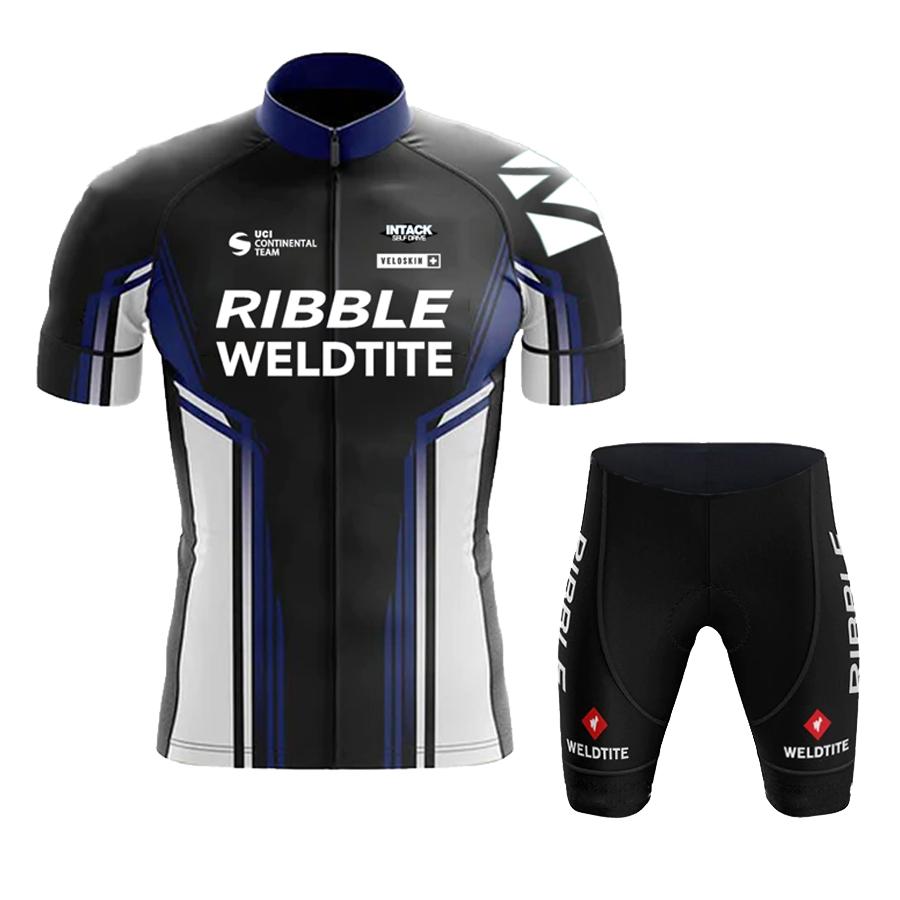 Cycling Jersey 2026 Team RIBBLE Men Cycling Set Racing Bicycle Clothing Suit Breathable Mountain Bike Clothes Sportwears