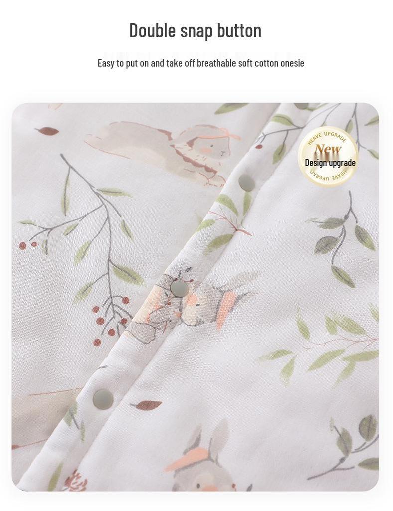 Class A Baby Romper: Temperature-Regulating Silk for Spring & Autumn, Warm Outerwear for Newborns
