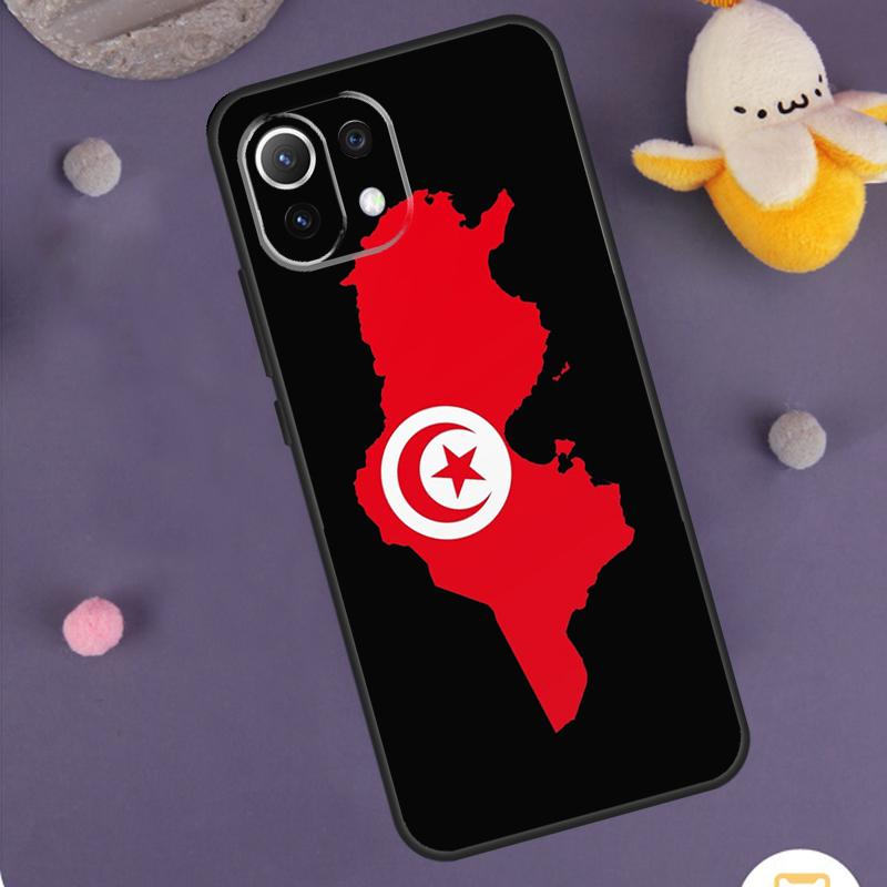 Tunisia Flag Map Case For Xiaomi 13T 12T 11T Pro 13 14 Ultra 12 Lite POCO X6 M6 F5 F6 Pro X5 X3 F3 M5s Cover