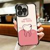 Tooth Dentist Pattern Plating Phone Case For Iphone 16 17 Pro Max Air 16E 14 15 Plus 12 13 Mini Anti-Fall Airabag Cover