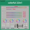 Car Ambient Light 24in1 22in1 18in1Dual Zone Symphony Interior LED Full Color RGB Neon Acrylic Strip Atmosphere Lighting Kit App