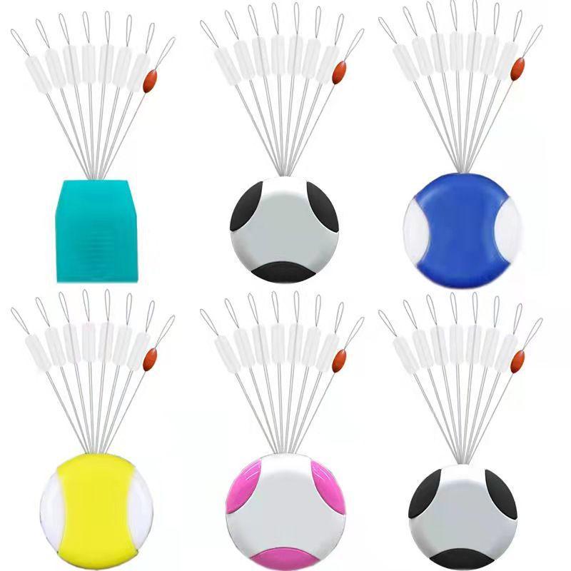 9-Piece Silicone Space Bean Set: Ultra-Tight, Transparent Green Beans