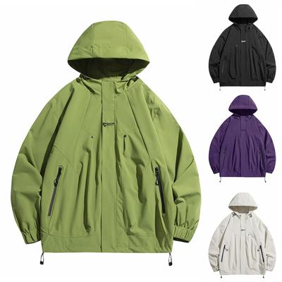 Casual And Fashionable Versatile Workwear Jacket Men'S Hooded Jacket