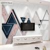 3D Geometric Marble Photo Mural Modern Minimalistic Background Wall Painting Living Room Bedroom Wallpaper Home Decor