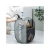 1 Folding Printed Laundry Basket For Dormitories And Bathrooms