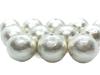 Cotton Pearls 12mm Kiska White 200 Pieces Double Hole Made In Japan Large Bag Beads (White)