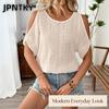 JPNTKY Women's Fashion Casual O-Neck Short Sleeve Blouses & Shirts