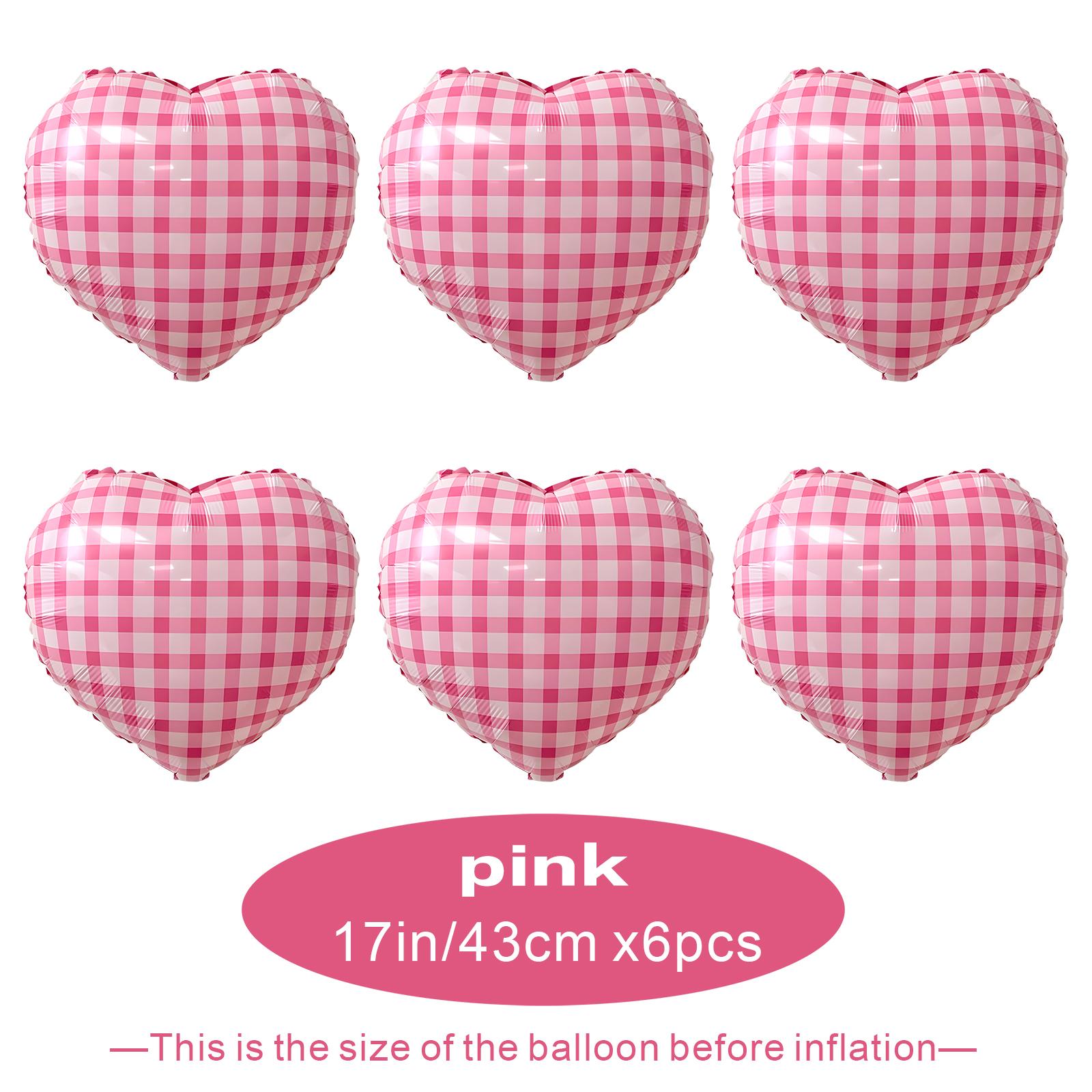 

New 18 inch Heart Grid balloons for Birthday Wedding Party Floating decorations Photography props Lattice Foil balloon 18inch