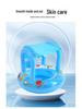 Inflatable Infant Swimming Seat with Canopy - Cartoon Design and Sunshade