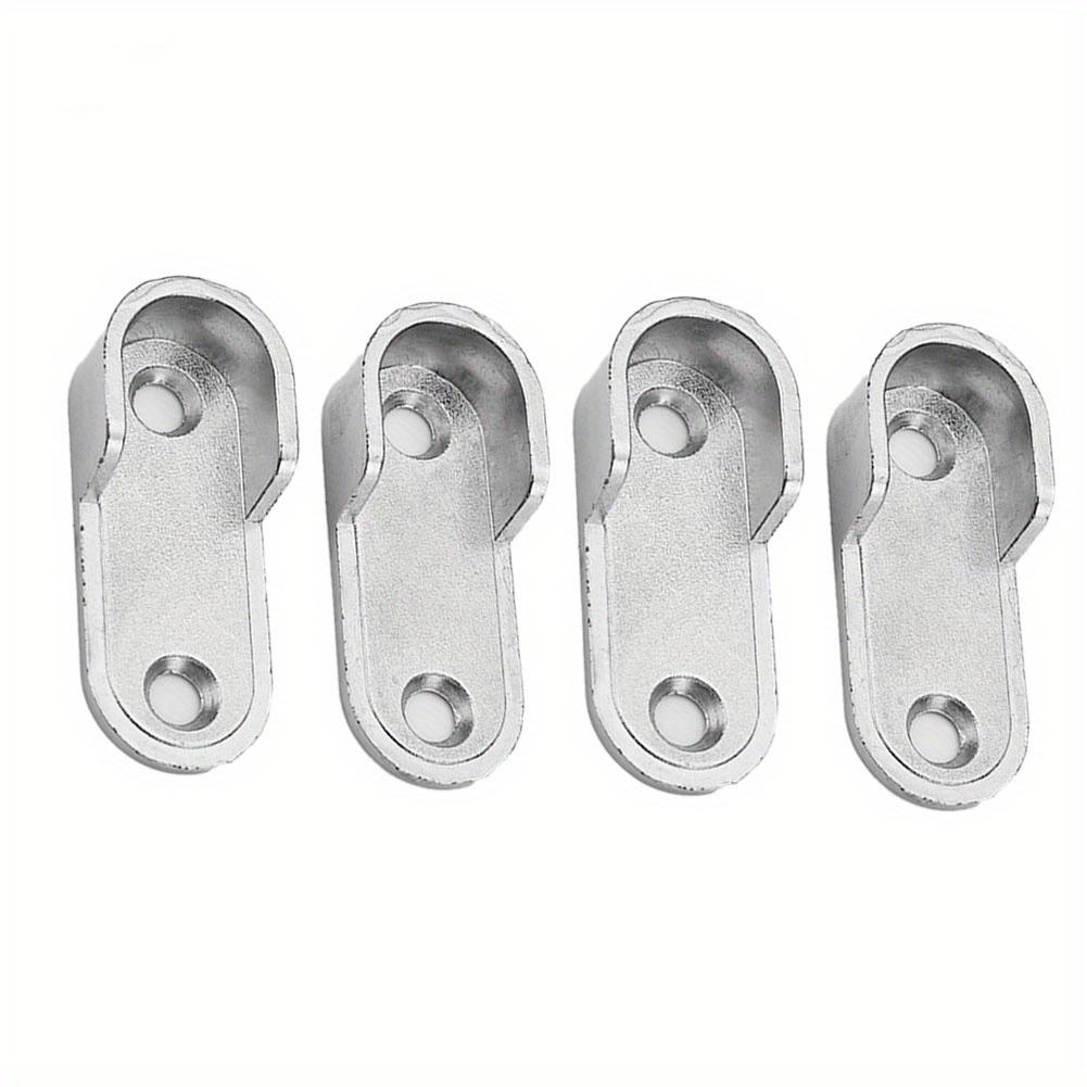 

4 шт. Кронштейны для шкафа, кронштейны для гардероба, держатель для полки из цинкового сплава, для шкафа, буфета, стеклянный кронштейн, опора для конца штанги