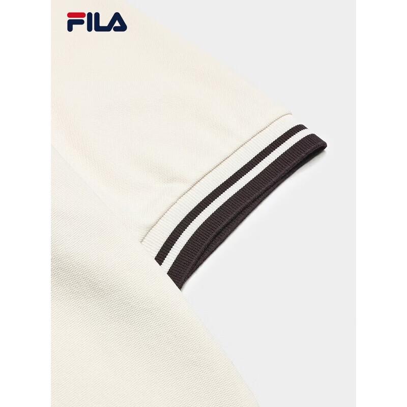 FILA Men's Knitted Short Sleeve Polo Shirt