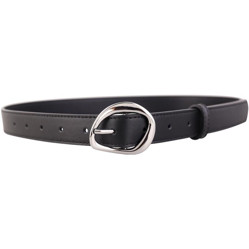 Modischer Echtleder Gürtel Mit Legierung Dornschließe Für Elegante Tägliche Outfits