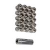 1 Set Stainless Steel Raceing Wheel Nuts M12*1.25 Stainless Steel Raceing Wheel Nuts Lug Nuts Hex Universal Car Accessories