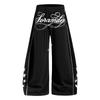 Unisex Retro College-Stil Buchstabendruck Weite Beine Jogginghose Lässige Lockere Passform Baumwollhose