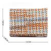 New Fashion Woven Pattern PU Folding Wallet for Women Multifunctional Short Coin Purse Multi-card Slot Card Holder ID Bag
