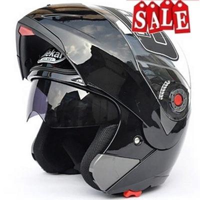 Motorcycle Helmets Safe Double Visor Flip Up Helmet Available Four Season Motor Cycle MOTO Helmet