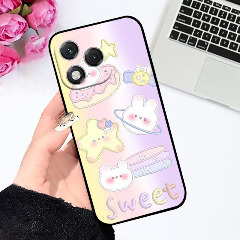 For Honor 400 Lite 5G Soft Phone Case ABR-NX1 Cartoon Printing Silicone TPU Back Coque Cover For Honor 200 Lite Protector Shells