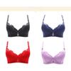 Large Size Bra, Lace, Breathable, Gathered and Adjustable Women's Underwear, with A Thin Bra for The Collection of Side Breasts