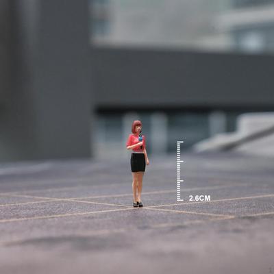 Mini 1/64 Models People Figures Micro Landscape Sand Table Ornament Model Diorama Scenery