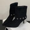 Eilyken New Fashion Pointed Toe Women Ankle Boots Sexy Thin High Heels Shoes Autumn Winter Short Botas De Mujer