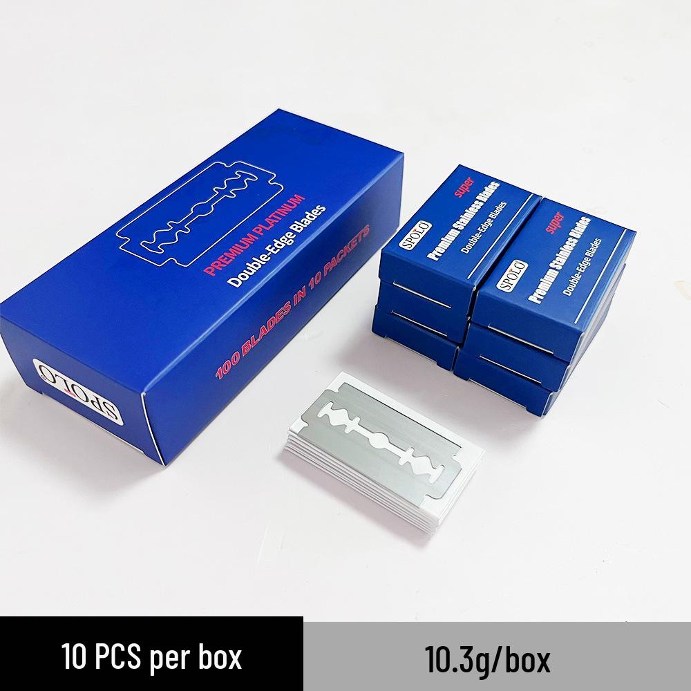 Universal Stainless Steel Double-Edged Manual Shaving Razor for Men - Economical Pack
